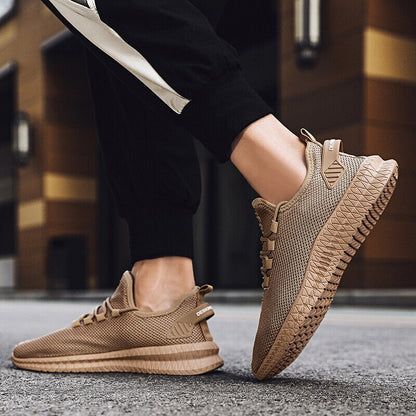 Men's Light Weight Casual Shoes - Beige